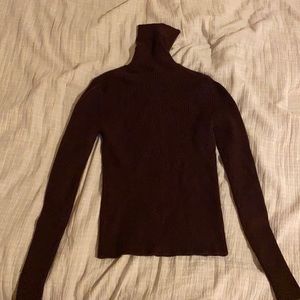 Red turtleneck from Zara